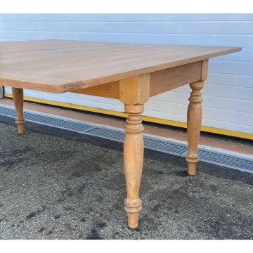 GRANDE TAVOLO A LIBRO LEGNO NOCE MASSELLO MID-CENTURY ANNI 50 VINTAGE RUSTICO 