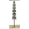 RARA ENORME TOTEM SCULTURA Roberto Aloi 1950 FERRO DESIGN OPERA D'ARTE METALLO 