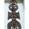 RARA ENORME TOTEM SCULTURA Roberto Aloi 1950 FERRO DESIGN OPERA D'ARTE METALLO 
