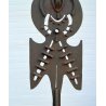 RARA ENORME TOTEM SCULTURA Roberto Aloi 1950 FERRO DESIGN OPERA D'ARTE METALLO 