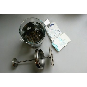 CAFFETTIERA INFUSIERA 2 TAZZE MUG Alessi AKK21 KING KONG Girotondo ACCIAIO INOX 