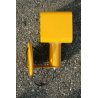 LOTTO N°9 SPOTLIGHT FARETTO PARETE METALLO GIALLO YELLOW  WALL LAMP APPLIQUE '70
