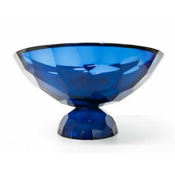 FONTANA ARTE GRANDE VASO CENTROTAVOLA DESIGN ERWIN BURGER VETRO VINTAGE 1950 FX