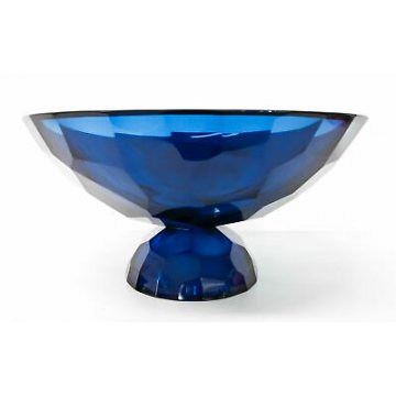 FONTANA ARTE GRANDE VASO CENTROTAVOLA DESIGN ERWIN BURGER VETRO VINTAGE 1950 FX