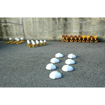 LOTTO 6 LAMPADA PARETE GIALLA CEILING LAMP SPOTLIGHT DESIGN Tronconi lamp MILANO