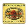 VECCHIA SCATOLA LATTA 12 COLORI JOHANN FABER CRETA POLYCOLOR LITHO TIN BOX 