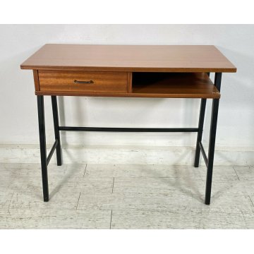 SCRIVANIA DESIGN FRABER MOBILI SCRITTOIO ANNI 50/60 VINTAGE LEGNO 1960 