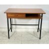 SCRIVANIA DESIGN FRABER MOBILI SCRITTOIO ANNI 50/60 VINTAGE LEGNO 1960 