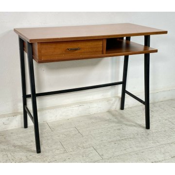 SCRIVANIA DESIGN FRABER MOBILI SCRITTOIO ANNI 50/60 VINTAGE LEGNO 1960 