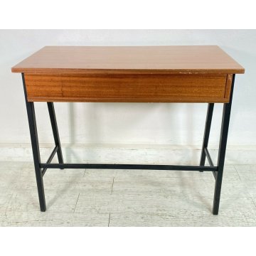 SCRIVANIA DESIGN FRABER MOBILI SCRITTOIO ANNI 50/60 VINTAGE LEGNO 1960 