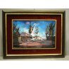 COPPIA QUADRO OLIO Voltolino Fontani PAESAGGIO CASALE TOSCANA ESPRESSIONISMO 900