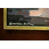 COPPIA QUADRO OLIO Voltolino Fontani PAESAGGIO CASALE TOSCANA ESPRESSIONISMO 900
