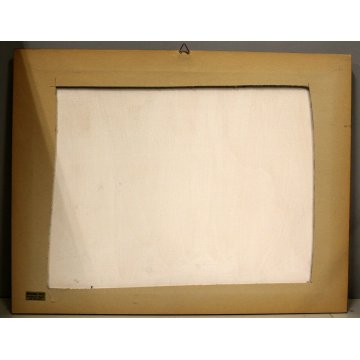 COPPIA QUADRO OLIO Voltolino Fontani PAESAGGIO CASALE TOSCANA ESPRESSIONISMO 900