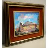 COPPIA QUADRO OLIO Voltolino Fontani PAESAGGIO CASALE TOSCANA ESPRESSIONISMO 900