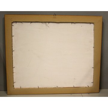 COPPIA QUADRO OLIO Voltolino Fontani PAESAGGIO CASALE TOSCANA ESPRESSIONISMO 900