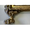 ANTICO SPECCHIO SPECCHIERA CARTAGLORIA CORNICE INTAGLIATA DORATA FOGLIA ORO '700
