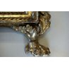 ANTICO SPECCHIO SPECCHIERA CARTAGLORIA CORNICE INTAGLIATA DORATA FOGLIA ORO '700