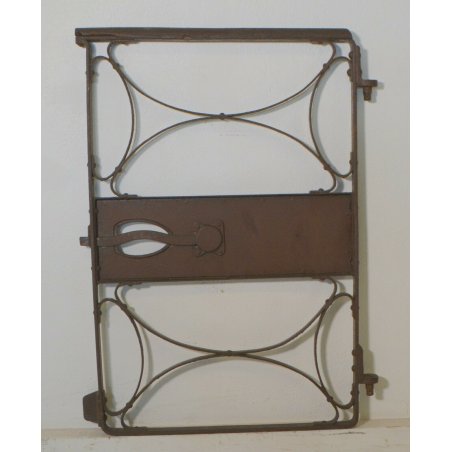 ANTICO CANCELLO 1800 FERRO BATTUTO CARROZZA VAGONE TRENO LOCOMOTIVA VILLA EPOCA