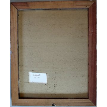 QUADRO DISEGNO ASTRATTO CARBONCINO CARTA Gianni Castagneto TORINO N° 7 1973