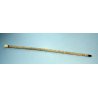 ANTICO BASTONE PASSEGGIO FUSTO VERTEBRE SQUALO MATERIALE PREGIATO 1800 EPOCA OLD