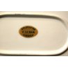 ANTICO VASSOIO PORCELLANA Limoges ALZATA PORTA FRUTTA BOUQUET FIORI FRANCE '900
