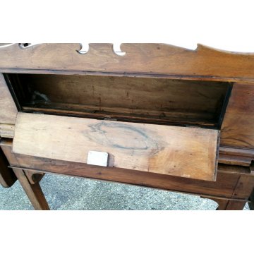 ANTICO SCRITTOIO DAVENPORT NOCE epoca 1800 tavolo SCRIVANIA NAVE NOTARILE DESK