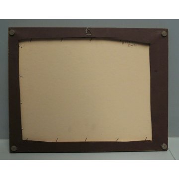 ANTICO QUADRO ACQUERELLO CARTA Enzo Morelli PAESAGGIO 