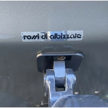 DIVANO DESIGN 3 POSTI ROSSI DI ALBIZZATE ANNI 80 STOFFA ROSSA SOFA VINTAGE SALA