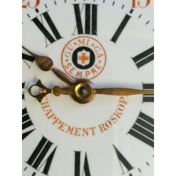 ANTICO OROLOGIO TASCA Roskopf GU MI CA SEMPRE 1900 TASCHINO Old Pocket Watch