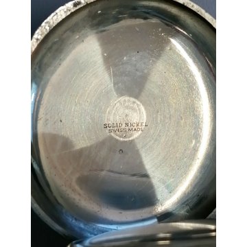 ANTICO OROLOGIO TASCA Roskopf GU MI CA SEMPRE 1900 TASCHINO Old Pocket Watch