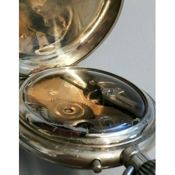 ANTICO OROLOGIO TASCA Roskopf GU MI CA SEMPRE 1900 TASCHINO Old Pocket Watch