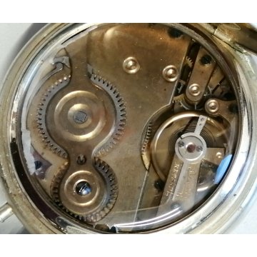 ANTICO OROLOGIO TASCA Roskopf GU MI CA SEMPRE 1900 TASCHINO Old Pocket Watch