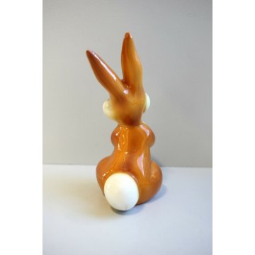 RARO FIGURA CERAMICA CONIGLIO WALT DISNEY ZACCAGNINI  ART DECO POTTERY 1938