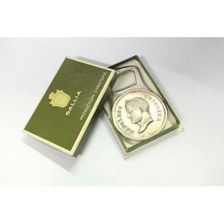 CHRISTOFLE GALLIA Empereur Napoleon BOTTLE OPENER APRI BOTTIGLIE SCATOLA 20th