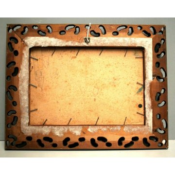  ANTICO DIPINTO OLIO Bassin E. SCENA CACCIA BOSCO SETTER CACCIATORE PESCATORE 