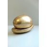  SET FUMO VINTAGE SCULTURA BRONZO ACCENDINO BRASS EGG DISH TRAY BOWL MIDCENTURY