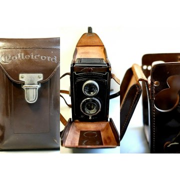 ANTICA Rolleycord Franke & Heidecke Braunschweig MACCHINA FOTOGRAFICA ANALOGICA