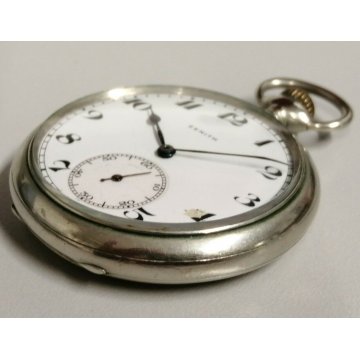 ANTICO OROLOGIO TASCA Zenith epoca 900 taschino OLD POCKET WATCH montre de poche