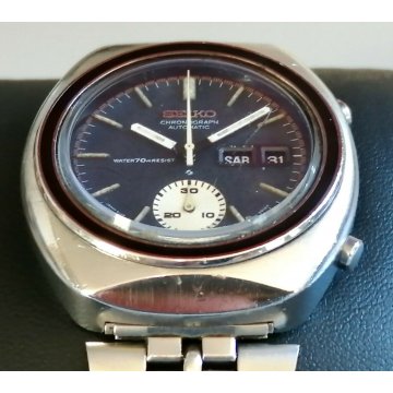 Seiko 6139-8002 Chronograph AUTOMATIC Day Date OROLOGIO POLSO VINTAGE old WATCH