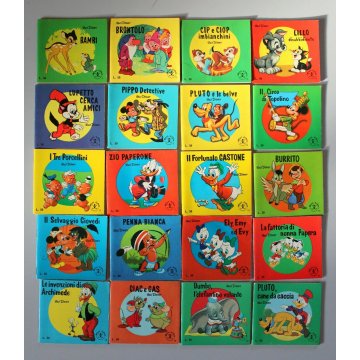 Lotto n° 20 MINI LIBRO Mondadori  Walt Disney BAMBI LILLO PIPPO DUMBO ANNI '60