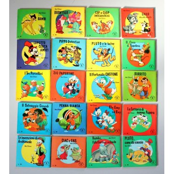 Lotto n° 20 MINI LIBRO Mondadori  Walt Disney BAMBI LILLO PIPPO DUMBO ANNI '60