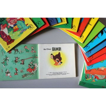 Lotto n° 20 MINI LIBRO Mondadori  Walt Disney BAMBI LILLO PIPPO DUMBO ANNI '60