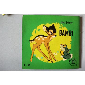 Lotto n° 20 MINI LIBRO Mondadori  Walt Disney BAMBI LILLO PIPPO DUMBO ANNI '60