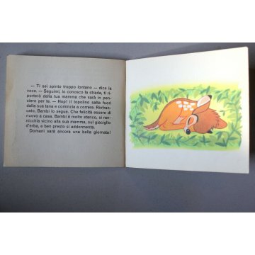 Lotto n° 20 MINI LIBRO Mondadori  Walt Disney BAMBI LILLO PIPPO DUMBO ANNI '60