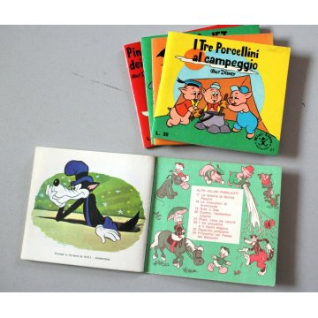 Lotto n° 5 MINI LIBRO Mondadori  Walt Disney PINOCCHIO MARY POPPINS ANNI '60