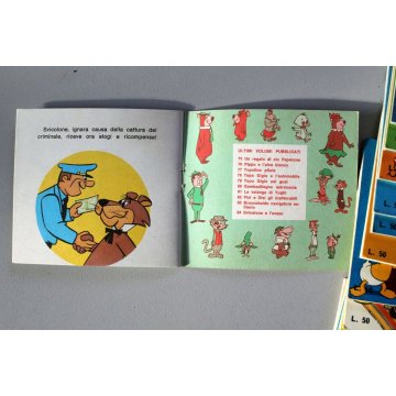 Lotto n° 15 MINI LIBRO Mondadori Walt Disney Hanna Barbera PECOS BILL YOGHI 60s