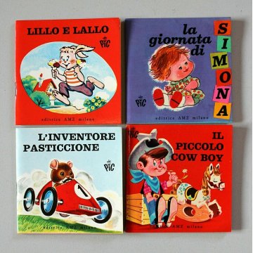 Lotto n°4 COLLANA I libriccini per i più piccoli EDITRICE AMZ Milanese PIC LILLO