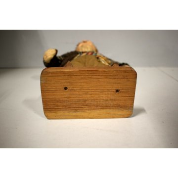 ANTICA RARA BAMBOLA GENOVESE in PANNO MARITO PESCATORE Yvonne Spaggiari (?) 1930