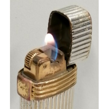 Christian Dior ACCENDINO TASCA DORATO Swiss made VINTAGE GOLDEN LIGHTER Briquet