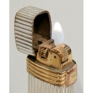 Christian Dior ACCENDINO TASCA DORATO Swiss made VINTAGE GOLDEN LIGHTER Briquet